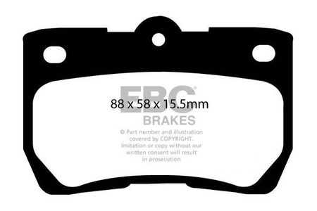 DP1586 -EBC Brakes ULTIMAX2 sorozatú fékbetét készlet