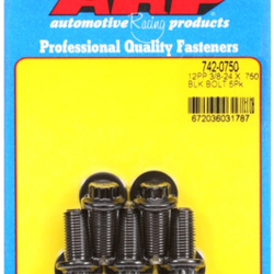 ARP "3/8""-24 x .750 12pt black oxide bolts" (5pcs)