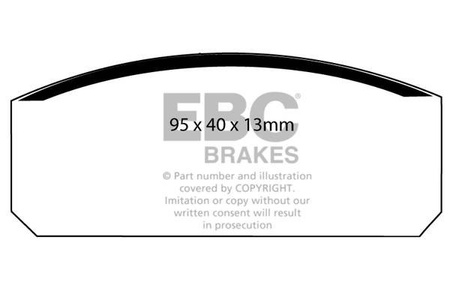 DP150 - Ein Satz Bremsbeläge serie ULTIMAX2 EBC Brakes