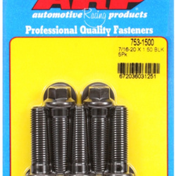 ARP "7/16""-20 x 1.500 hex black oxide bolts" (5pcs)