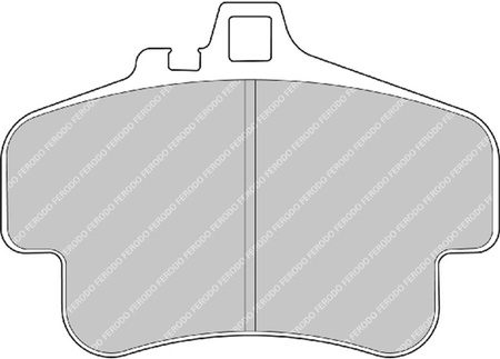 Ferodo Racing DS2500 brake pad front FRP3051H PORSCHE 911 996 997 Convertible 991 Targa BOXSTER 986 987 Spyder CAYMAN 987 