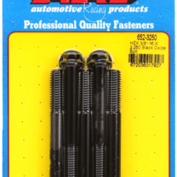 ARP "3/8""-16 X 3.250 hex black oxide bolts" (5pcs)