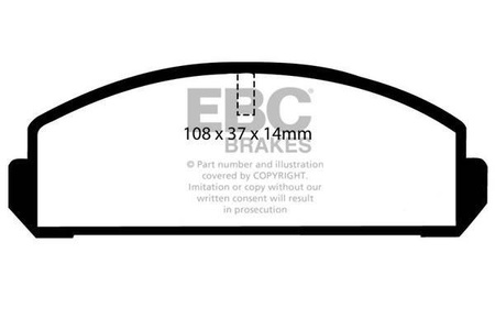 DP271 - Zestaw klocków hamulcowych seria ULTIMAX2 EBC Brakes