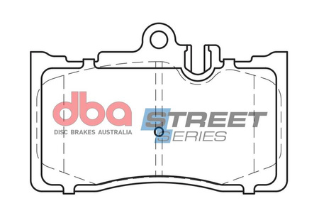 Brake Pads Street Series Ceramic front - DB1496SS LEXUS LS430 XF30