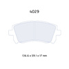 Carbone Lorraine RC5 brake pads - Subaru Impreza 1,6 16V/ 2,0i 4x4 16V (98-)