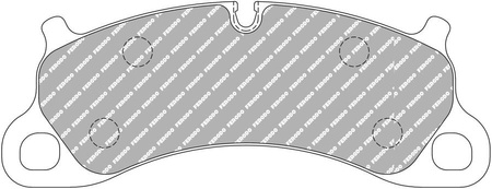 Ferodo Racing DS2500 első fékbetét FCP4955H PORSCHE 911 991 Convertible Targa 991 