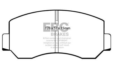 DP451 - Stabdžių trinkelių rinkinys ULTIMAX2 serija EBC Brakes