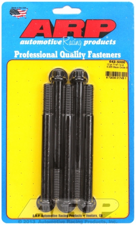 ARP "7/16""-14 x 5.000 12pt black oxide bolts" (5pcs)