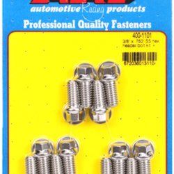 ARP "3/8"" x .750 SS hex header bolt kit"