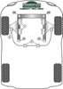 Front Subframe Front Bush 10mm Powerflex Polyurethane Bush Heritage Collection Audi 80 / 90 - inc S2/RS2 & Quattro (1976 - 2000) Cabriolet (1992 - 2000) PFF3-120-10H