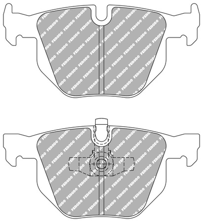 Ferodo Racing DS2500 brake pad rear FCP1808H BMW 3 E90 E91 E92 E93 Convertible Coupe Saloon Touring E91 