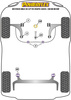 Mała tuleja dolnego mocowania skrzyni biegów Powerflex Road Series Skoda Octavia & Octavia Mk3 5E (2013-2019)\Octavia 5E up to 150PS Rear Beam PFF3-1325
