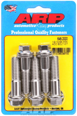 ARP Bolt Kit 1/2-13 X 2.000 SS Hex