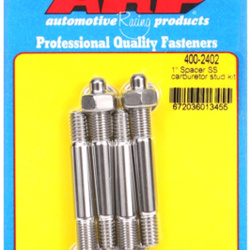 Śruby ARP "1"" Spacer SS carburetor stud kit"