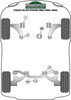 Front Wishbone Front Bush 30mm Powerflex Polyurethane Bush Heritage Collection Volkswagen Passat Models Passat B3/B4 (1988 - 1996) Passat B3/B4 Syncro 4WD (1988 - 1996) PFF85-201H