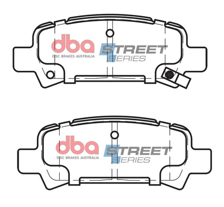DBA Brake Pads Utcai sorozat hátsó fékbetétek Kerámia - DB1379SS SUBARU Forester SF5 SG5 Impreza Sport Legacy BE5 BH5 Outback