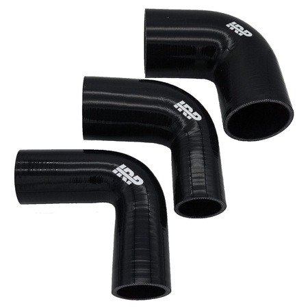 90° szilikon szűkítő könyök IRP Hossz 15cm Átmérő 70/76mm