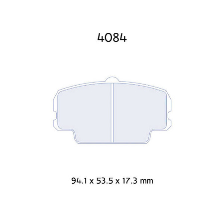 Carbone Lorraine RC8 brake pads - Mercedes W201 190 1,8-2,3 nicht 16V (82-94)