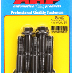 Śruby ARP  M10 x 1.25 x 50 hex black oxide bolts (5pcs)