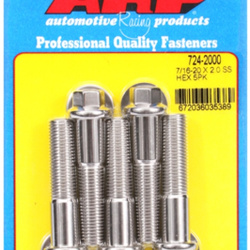Śruby ARP "7/16""-20 x 2.000 hex SS bolts" (5pcs)