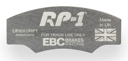 DP8003RP1 - Ein Satz Rennbremsbeläge der RP-1 Racing Serie EBC Brakes
