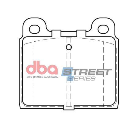 DBA Brake Pads Utcai sorozat első fékbetétek Félig-fémes - DB84SS