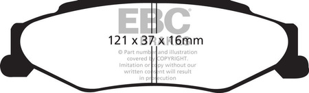 DP1160 - Ein Satz Bremsbeläge serie ULTIMAX2 EBC Brakes