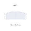 Bremsbelagsatz Carbone Lorraine RC6E - Subaru Impreza Turbo (96-98)
