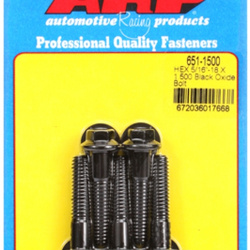 Śruby ARP "5/16""-18 X 1.500 hex black oxide bolts" (5pcs)