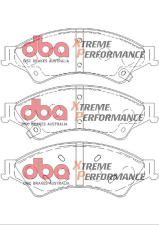 Bremsbeläge vorne DBA Brake Pads Xtreme Performance ECE R90 certified - DB2074XP FORD Everest 2nd Gen Ranger MAZDA BT-50