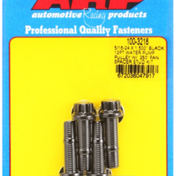 Śruby ARP  5/16-24x1.500 black 12pt WP pully w/.250" fan spcr stud