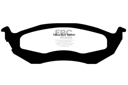 DP1718 - Zestaw klocków hamulcowych seria ULTIMAX2 EBC Brakes