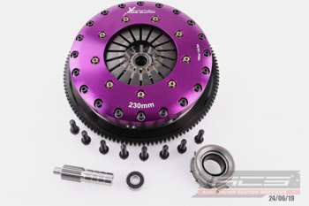 Xtreme Performance Toyota GT86 / Subaru BRZ - 230mm Organic Twin Plate Clutch Kit Incl Flywheel 1200Nm