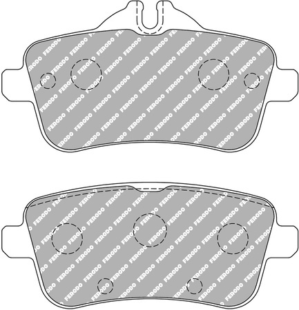 Ferodo Racing DS2500 brake pad rear FCP4587H MERCEDES W176 CLA Coupe C117 Shooting Brake X117 X166 GLA-CLASS X156 GLE W166 C292 GLS SLC R172 R172 