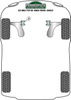Tylna tuleja przedniego odlewanego wahacza Powerflex Heritage Collection Audi A3 / S3 / RS3 & A3 / S3 8L (1996-2003)\A3 / S3 MK1 8L 4WD (1999-2003) PFF3-610H
