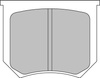 Ferodo Racing DS3000 első fékbetét FRP5002R LOTUS 23,