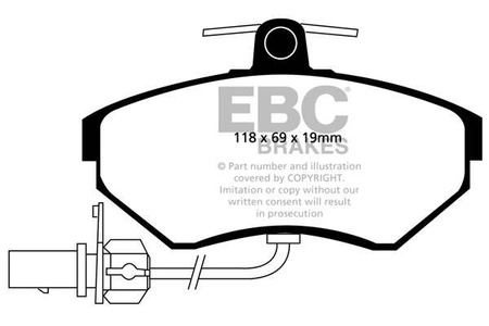 DP1351 -EBC Brakes ULTIMAX2 sorozatú fékbetét készlet