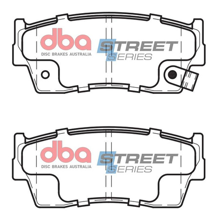 Bremsbeläge vorne DBA Brake Pads Street Series Ceramic - DB1134SS SANTANA S410 S413 Vitara SUZUKI TA01 TA02 TV01 TV02 Van X-90 LA115 LB115