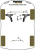Tuleja stabilizatora przód 20mm   Powerflex Black Series Kia Cee'd/Proceed/XCeed Models & Cee'd/Procee'd JD (2012-2018) PFF26-103-20BLK