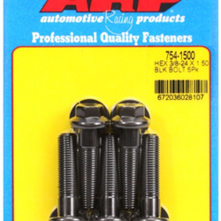 Śruby ARP "3/8""-24 x 1.500 hex 7/16 wrenching black oxide bolts" 5pcs