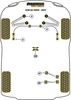 Tuleja stabilizatora przód 31.5mm Powerflex Black Series Audi A6 / S6 / RS6 & A6 / S6 / RS6 C6 (2004-2011) PFF3-204-31.5BLK