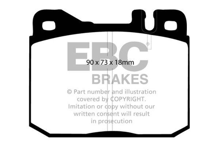 DP261/2 -EBC Brakes ULTIMAX2 sorozatú fékbetét készlet