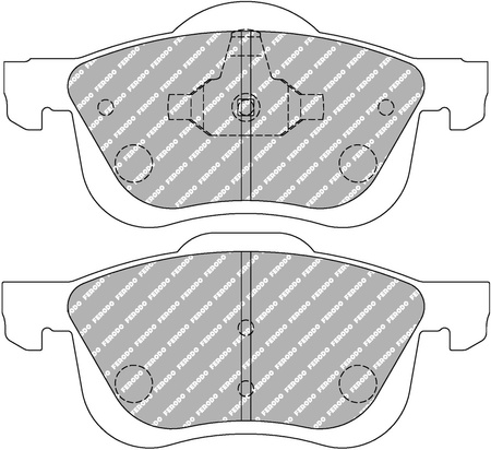 Ferodo Racing DS2500 első fékbetét FCP1382H VOLVO S60 S80 V70 V70