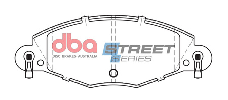 Klocki hamulcowe przednie DBA Brake Pads Street Series Ceramic - DB2298SS