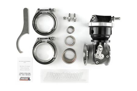 Internal wastegate actuator Pneumatic Straight Gate 6psi External Wastegate (Black)