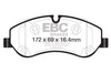 DPX2151 - Zestaw klocków hamulcowych seria ULTIMAX2 EBC Brakes