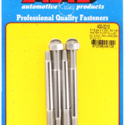 ARP 5/16-24x3.250 SS hex WP pulley w/ 2.000" fan spcr stud