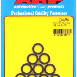 Śruby ARP M10 ID .591 OD/.078 Thick- black washers(10 pcs)
