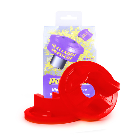 Galinis apatinis variklio laikiklio įdėklas dyzelinas (apvalus centras) Powerflex poliuretano įvorė Road Series Saab 9-3 YS3F (2003-2014) PFF80-1221R