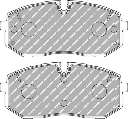 Ferodo Racing DS2500 brake pad front FCP5508H HYUNDAI i20 III BC3 BI3